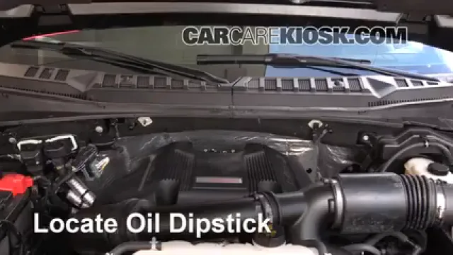 2017 Ford F-150 Raptor 3.5L V6 Turbo Crew Cab Pickup Oil Check Oil Level